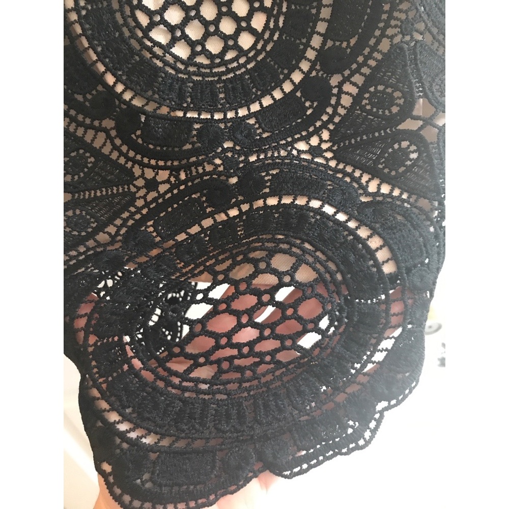 INC Black Lace Spaghetti Strap Top - Picture 5 of 8